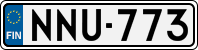 License plate of Finland, Cars
