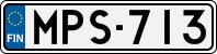 License plate of Finland, Cars