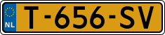 License plate of the Netherlands, Cars
