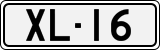 License plate of Finland, Cars