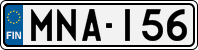 License plate of Finland, Cars