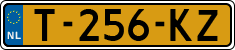 License plate of the Netherlands, Cars