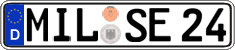 German license plate, Regular plates