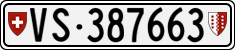 License plate of Switzerland, Cars