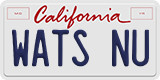 California, Vanity Plates