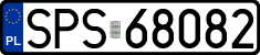 License plates of Poland, Regular car plates
