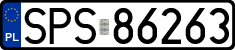 License plates of Poland, Regular car plates