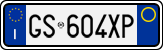 License plate of Italy, Cars (1994 year series)