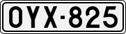 License plate of Finland, Cars