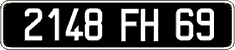 French license plate, FNI
