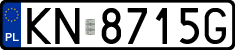 License plates of Poland, Regular car plates