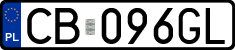 License plates of Poland, Regular car plates