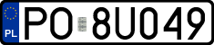License plates of Poland, Regular car plates