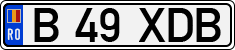 License plate of Romania, Regular plates