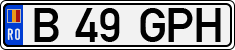 License plate of Romania, Regular plates