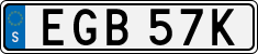 License plate of Sweden, Regular plates