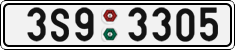 License plate of the Czech Republic, Cars (2001)