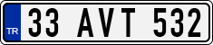 License plate of Turkey, Regular plates