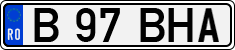 License plate of Romania, Regular plates