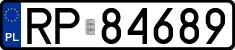 License plates of Poland, Regular car plates