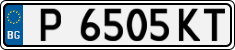 License plate of Bulgaria, Cars