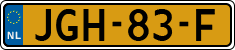 License plate of the Netherlands, Cars