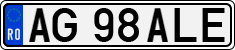 License plate of Romania, Regular plates
