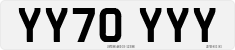 License plate of the United Kingdom, 2001 year system