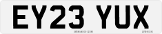 License plate of the United Kingdom, 2001 year system