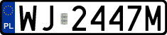 License plates of Poland, Regular car plates