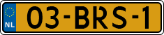 License plate of the Netherlands, Heavy Commercial Vehicles (1994 system)