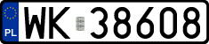 License plates of Poland, Regular car plates