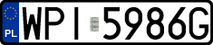 License plates of Poland, Regular car plates