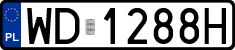 License plates of Poland, Regular car plates