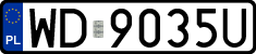 License plates of Poland, Regular car plates