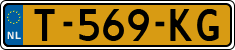License plate of the Netherlands, Cars