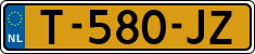 License plate of the Netherlands, Cars