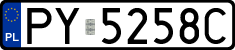 License plates of Poland, Regular car plates
