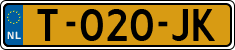 License plate of the Netherlands, Cars