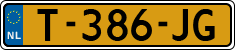 License plate of the Netherlands, Cars
