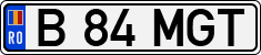 License plate of Romania, Regular plates