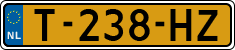 License plate of the Netherlands, Cars