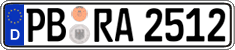 German license plate, Regular plates