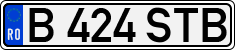 License plate of Romania, Regular plates