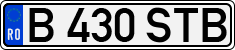 License plate of Romania, Regular plates