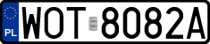 License plates of Poland, Regular car plates