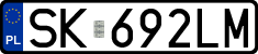 License plates of Poland, Regular car plates