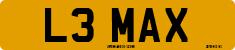 License plate of the United Kingdom, 1983 year system