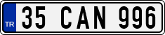 License plate of Turkey, Regular plates