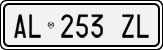 License plate of Italy, Cars (1994 year series)